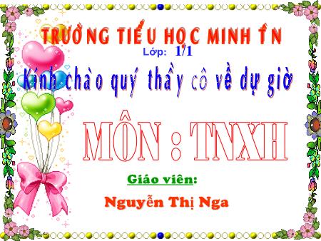 Bài giảng môn Tự nhiên xã hội Lớp 1 - Bài 12: Nhà ở - Nguyễn Thị Nga - Trường Tiểu học Minh Tân