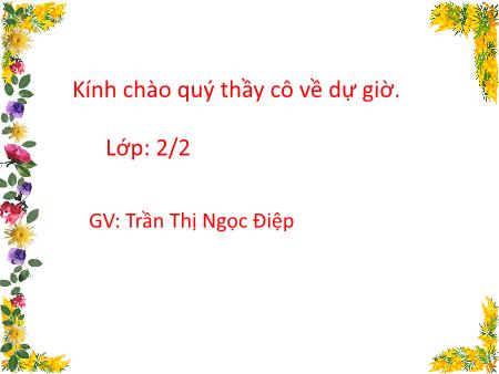 Giáo án Tiếng Việt Lớp 2 - Chính tả (nghe-viết) - Bài: Sông Hương