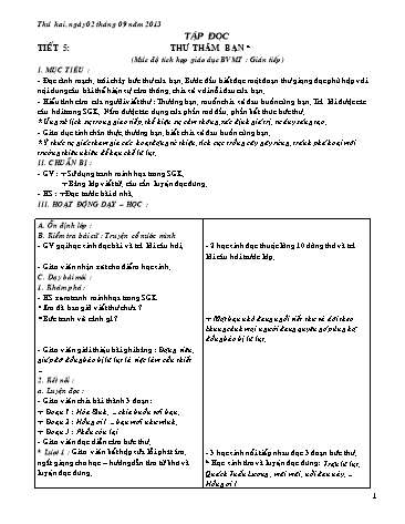 Giáo án tổng hợp các môn Lớp 4 - Tuần 3