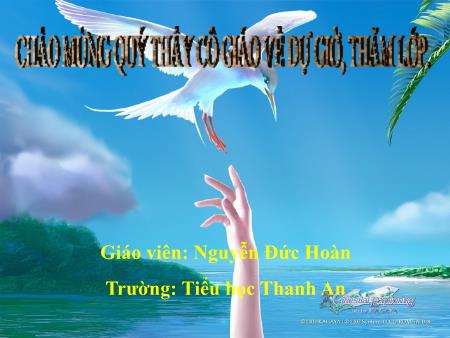 Bài giảng môn Toán Lớp 5 - Bài: Luyện tập về tính diện tích (tiếp theo) - Năm học 2016-2017 - Nguyễn Đức Hoàn