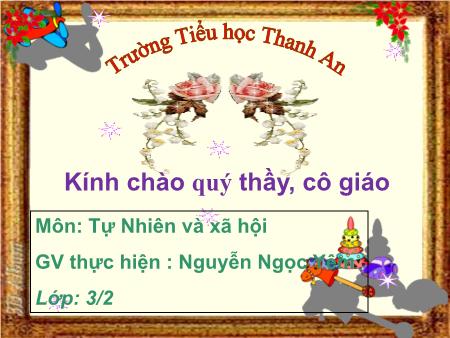 Bài giảng môn Tự nhiên xã hội Lớp 3 - Bài: Vệ sinh thần kinh - Năm học 2018-2019 - Nguyễn Ngọc Yêm