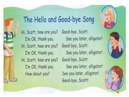 Bài giảng Tiếng anh Lớp 1 - Units 1-2: Listen and review