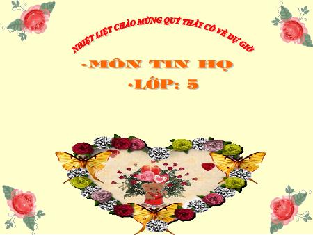Bài giảng Tin học Lớp 5 - Bài 5: Dấu hỏi, dấu ngã - Năm học 2014-2015