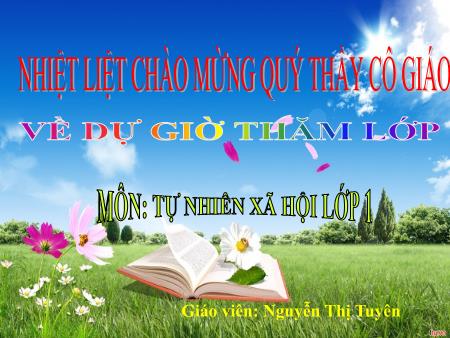 Bài giảng Tự nhiên xã hội Lớp 1 - Bài: Nhà ở - Năm học 2016-2017 - Nguyễn Thị Tuyên