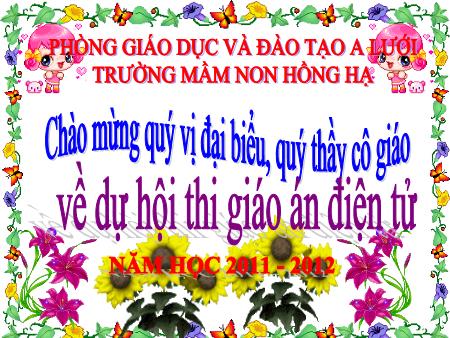 Bài giảng mầm non Lớp Mầm - Chủ đề: Mẹ và những người thân yêu của bé - Kể truyện: Thỏ con không vâng lời - Lê Thị Chiếu