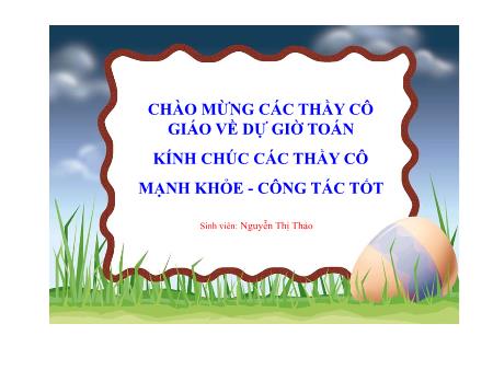 Bài giảng môn Toán Lớp 8 - Bài: Hình hộp chữ nhật