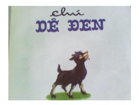 Giáo án mầm non Lớp Lá - Làm quen văn học - Bài: Chú Dê đen